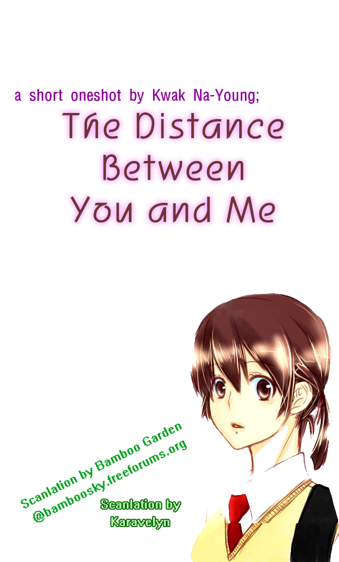Distance Between You and Me Chapter 0.2 page 1 - Chapter 0 v2 : [Oneshot]