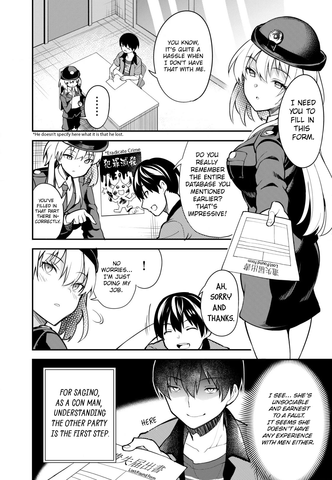 Distance Love Between A Con Man & A Police Officer Chapter 1 page 13 - Chapter 1: When The Con Man Met The Police Officer