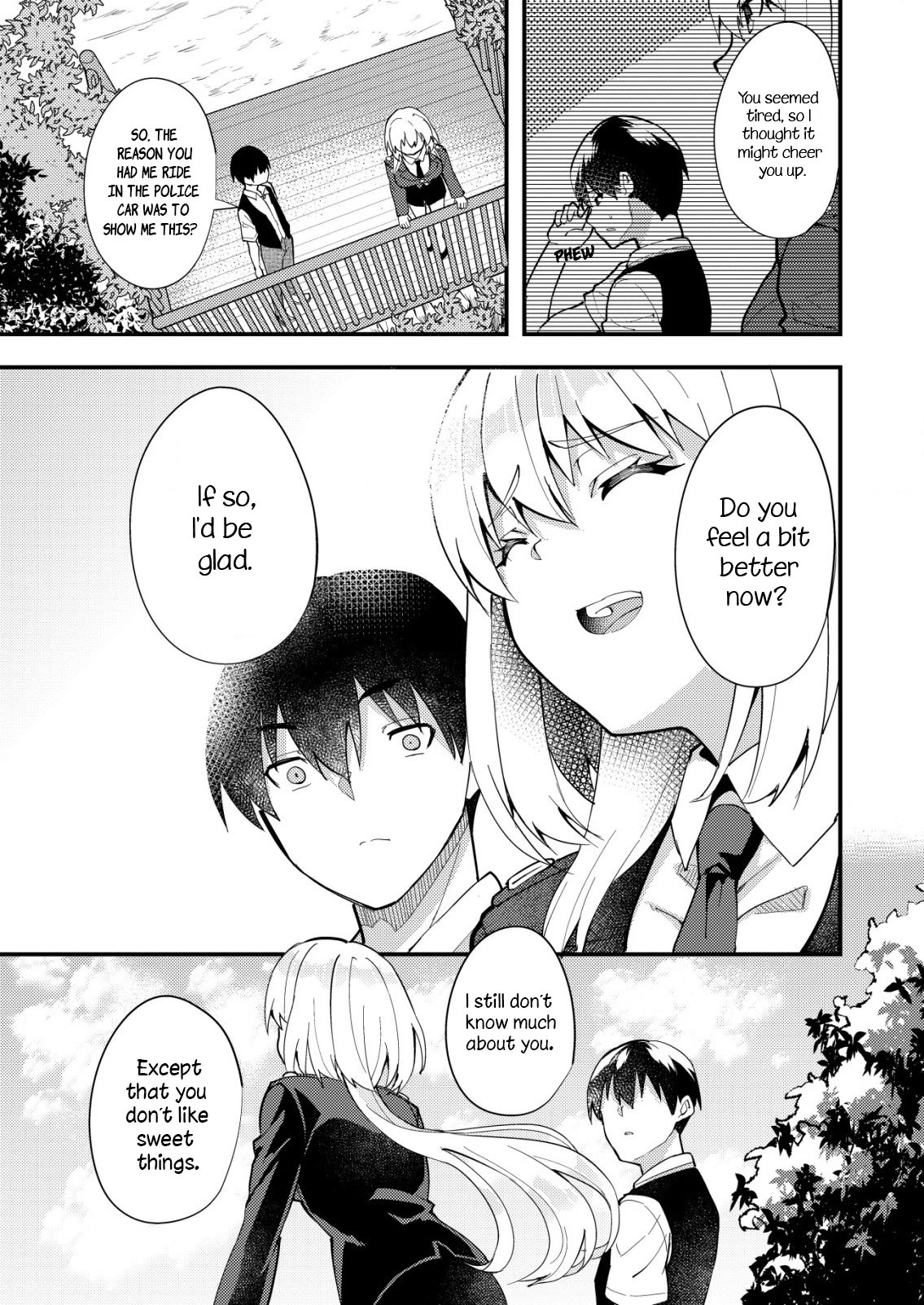 Distance Love Between A Con Man & A Police Officer Chapter 4 page 17 - Chapter 4: Con Man and Policewoman's Drive Date?