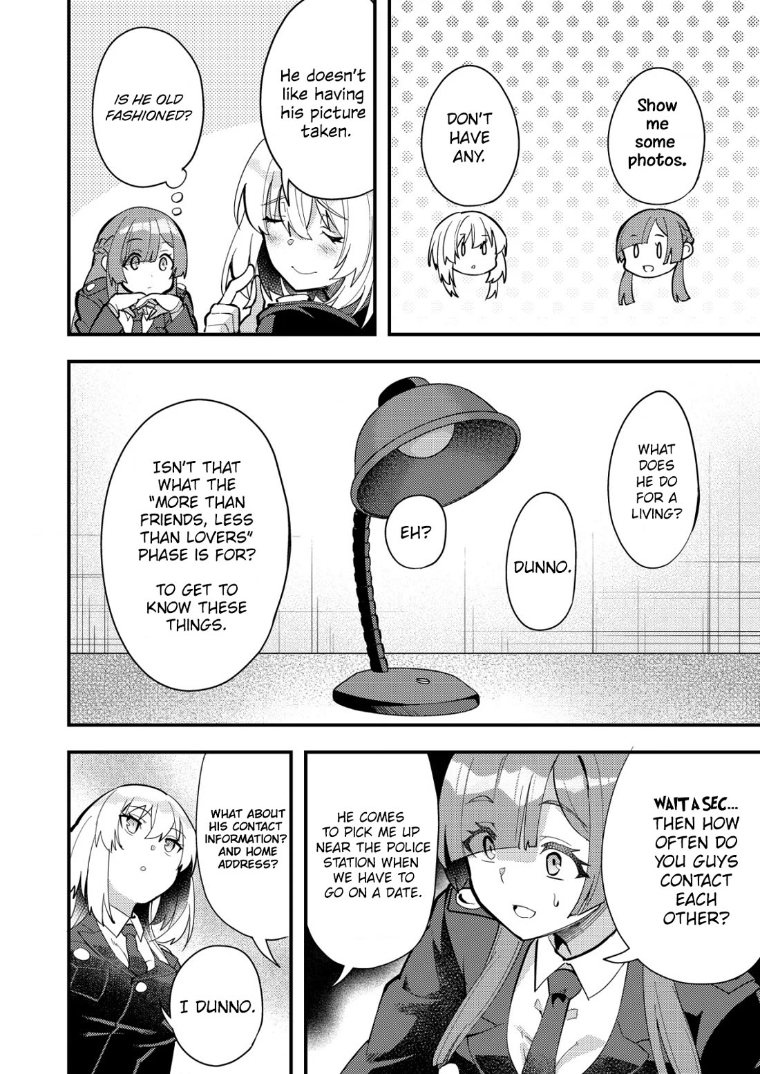 Distance Love Between A Con Man & A Police Officer Chapter 6 page 8 - Chapter 6: Suspicions About the Con Man and Policewoman