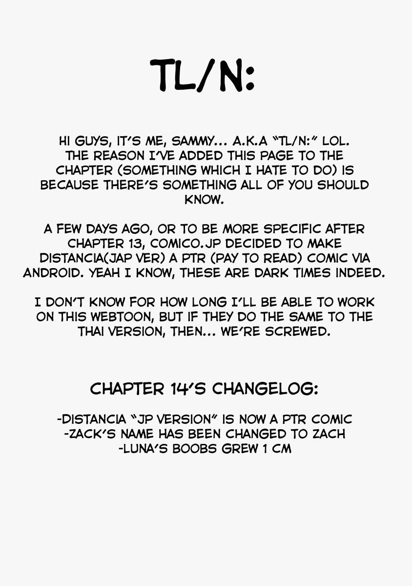 Distancia ~ The Untouchable One ~ Chapter 14 page 15 - Chapter 14 : Unexpected guest