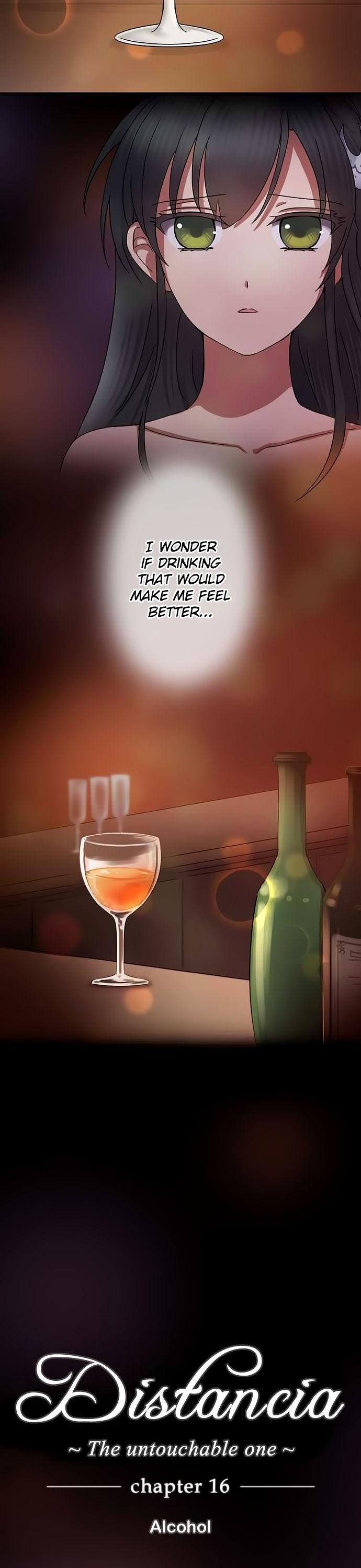 Distancia ~ The Untouchable One ~ Chapter 16 page 2 - Chapter 16 : Alcohol