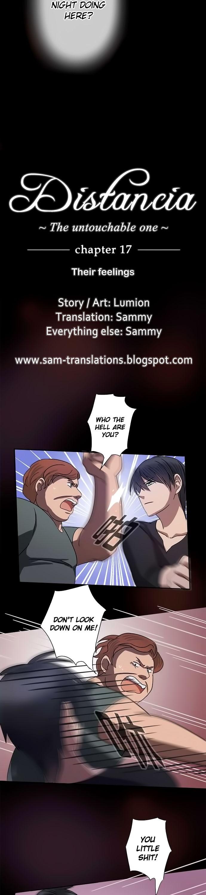Distancia ~ The Untouchable One ~ Chapter 17 page 2 - Chapter 17 : Their feelings