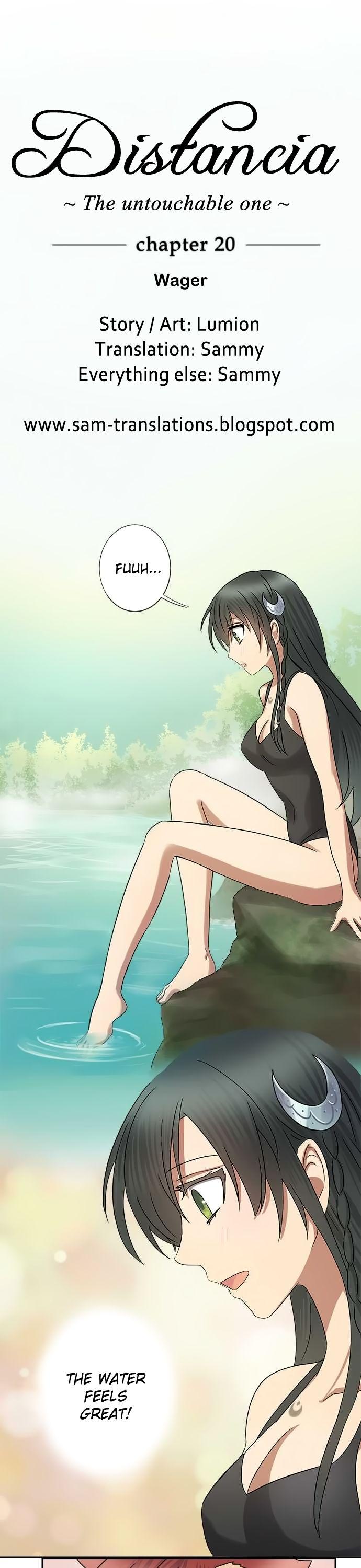 Distancia ~ The Untouchable One ~ Chapter 20 page 3 - Chapter 20 : Wager