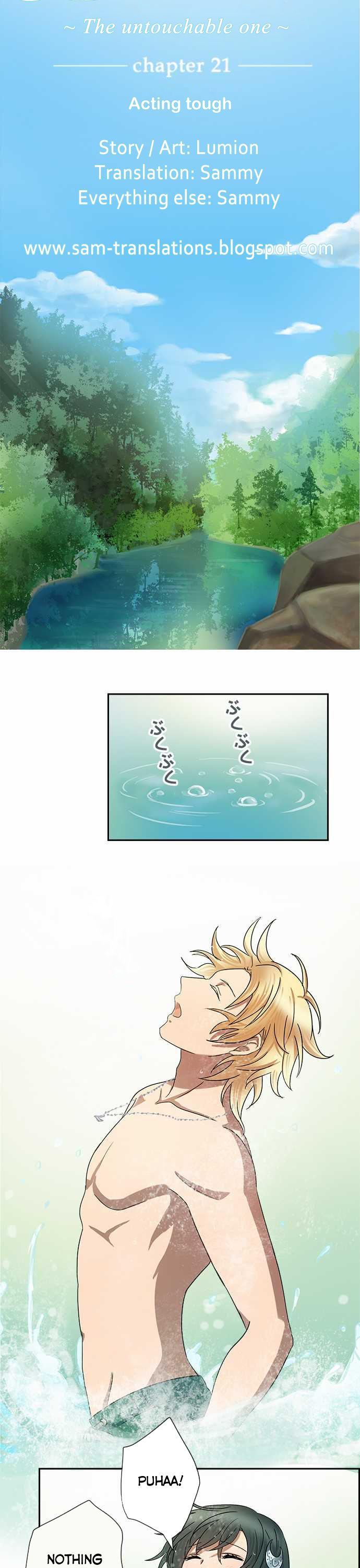 Distancia ~ The Untouchable One ~ Chapter 21 page 3 - Chapter 21 : Acting tough
