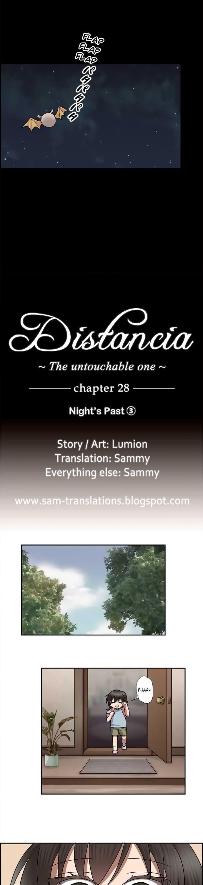 Distancia ~ The Untouchable One ~ Chapter 28 page 3 - Chapter 28 : Night's Past ?
