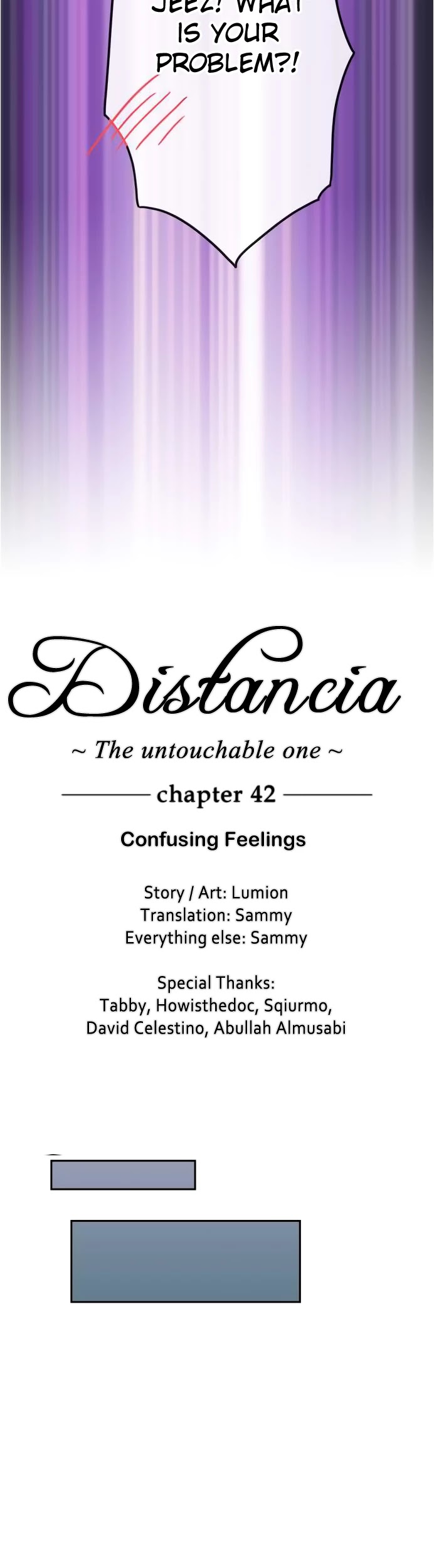 Distancia ~ The Untouchable One ~ Chapter 42 page 7 - Chapter 42: Confusing Feelings