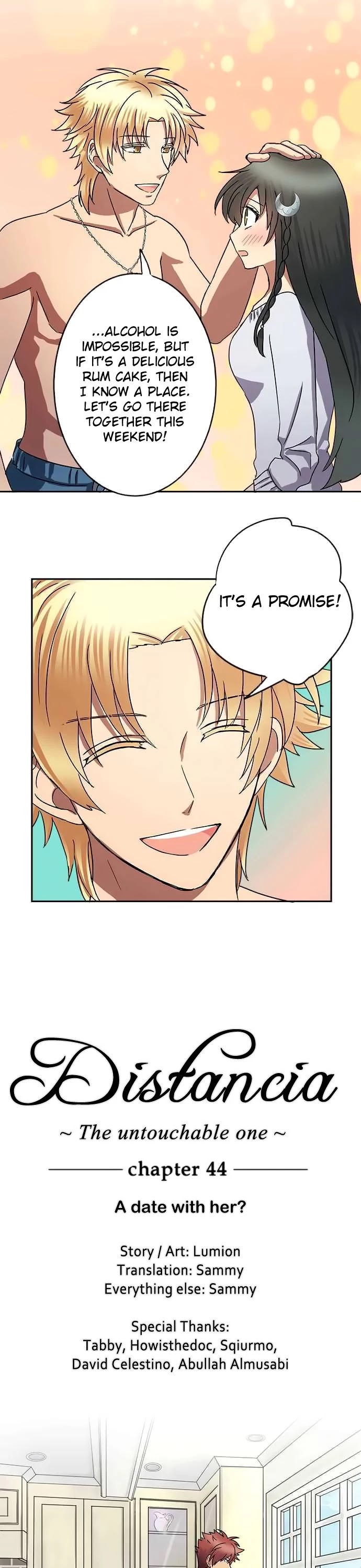 Distancia ~ The Untouchable One ~ Chapter 44 page 4 - Chapter 44: A Date With Her?