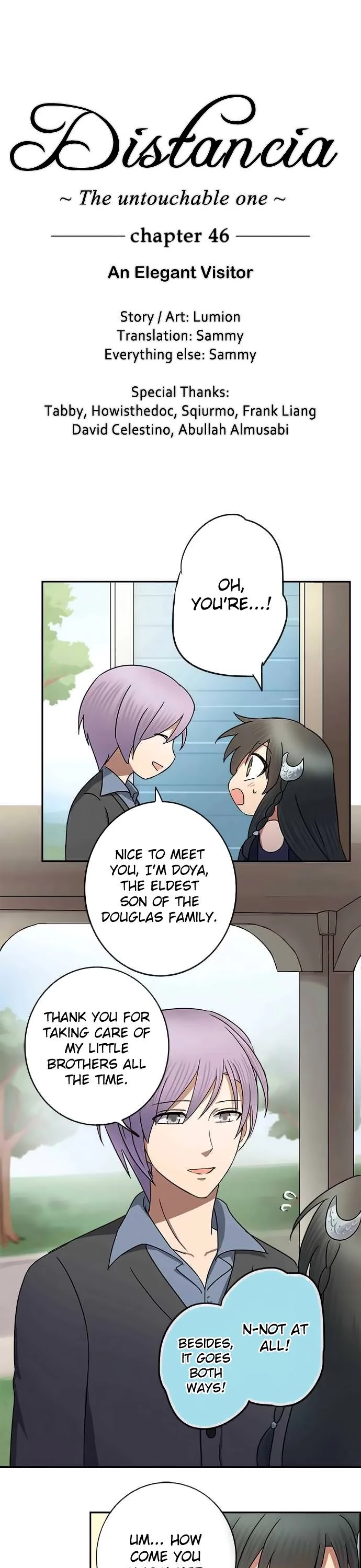 Distancia ~ The Untouchable One ~ Chapter 46 page 8 - Chapter 46: An Elegant Visitor