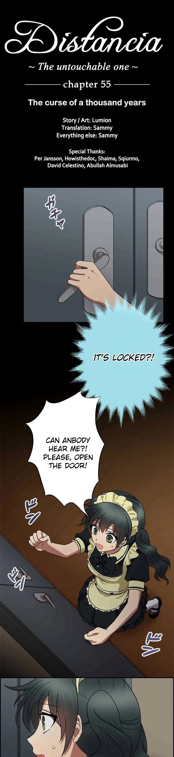 Distancia ~ The Untouchable One ~ Chapter 55 page 2 - Chapter 55: The Curse Of A Thousand Years