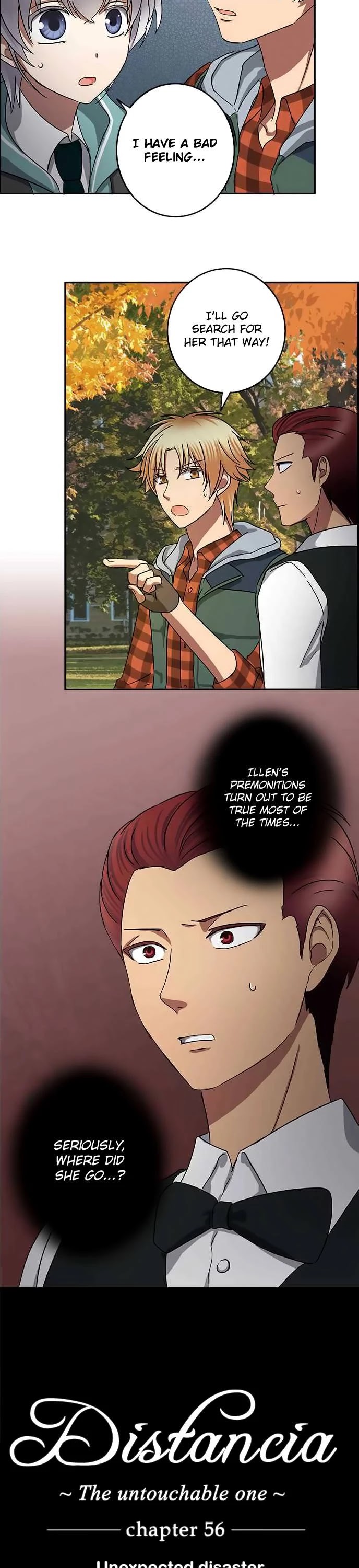 Distancia ~ The Untouchable One ~ Chapter 56 page 4 - Chapter 56: Unexpected Disaster