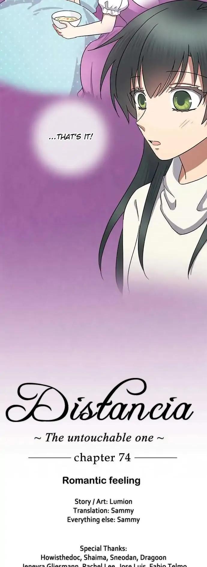 Distancia ~ The Untouchable One ~ Chapter 74 page 2 - Chapter 74: Romantic Feeling