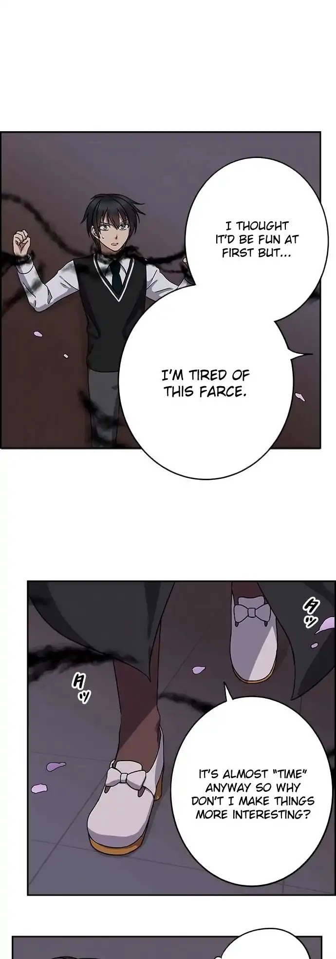 Distancia ~ The Untouchable One ~ Chapter 83 page 18 - Chapter 83: The black hooded witch