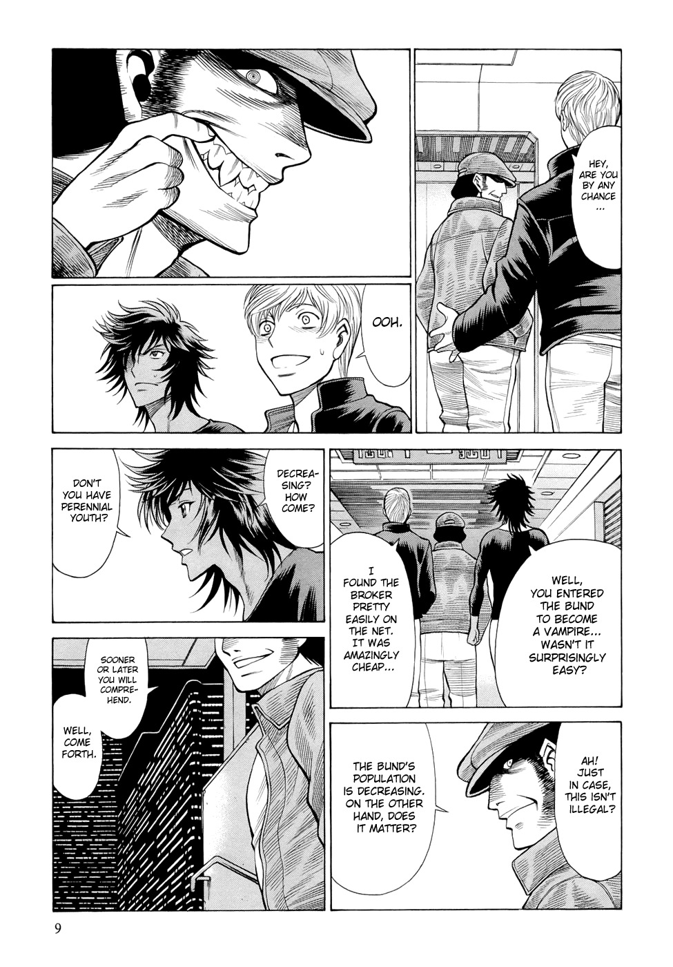 Dive in the Vampire Bund Chapter 1 page 10 - Chapter 1: Magical - Mystery - Tour