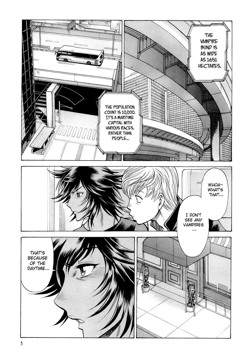 Dive in the Vampire Bund Chapter 1 page 6 - Chapter 1: Magical - Mystery - Tour