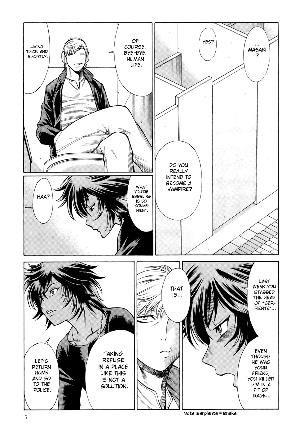 Dive in the Vampire Bund Chapter 1 page 8 - Chapter 1: Magical - Mystery - Tour