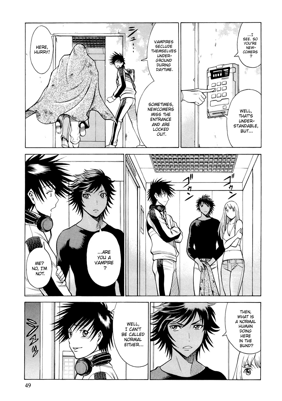 Dive in the Vampire Bund Chapter 3 page 12 - Chapter 3: The Kingdom in the Depths of the Earth