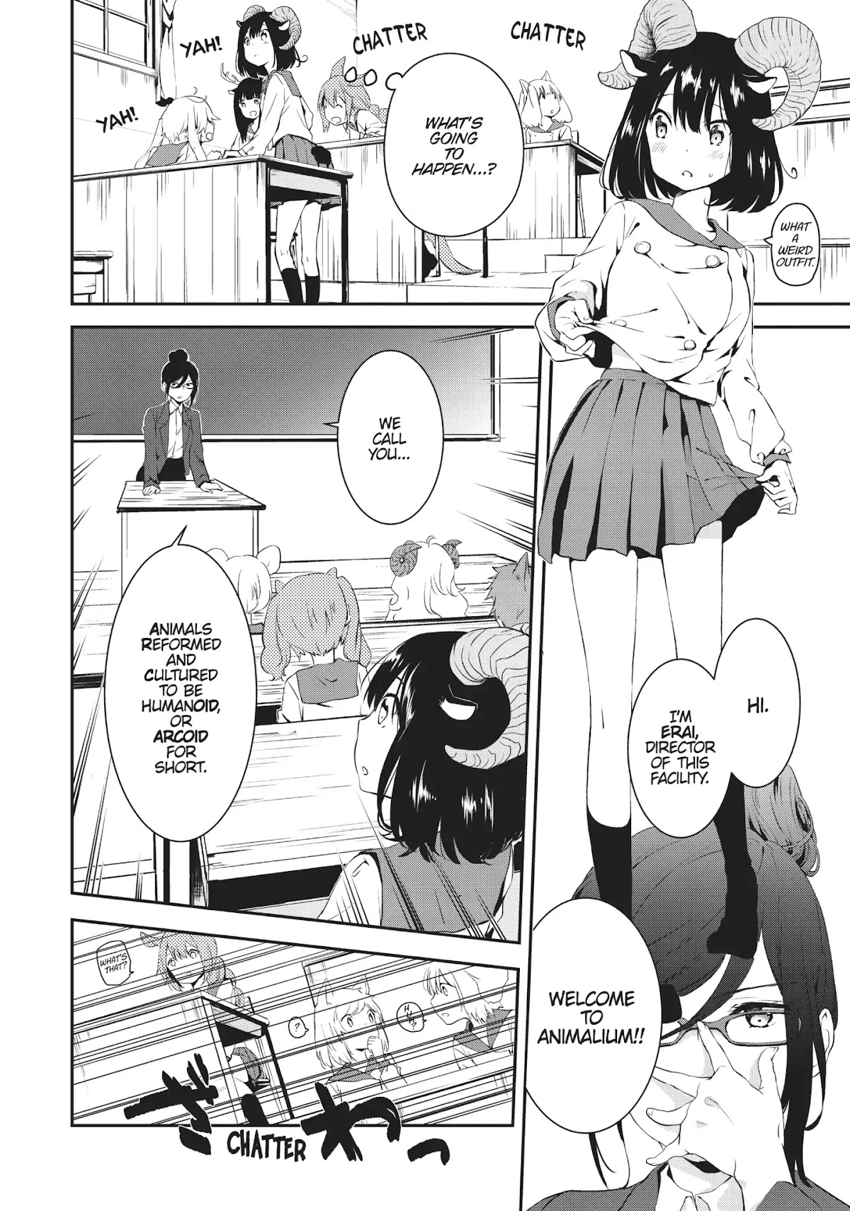 DNA wa Oshiete Kurenai Chapter 1 page 18 - Chapter 1: Girls in Animalium