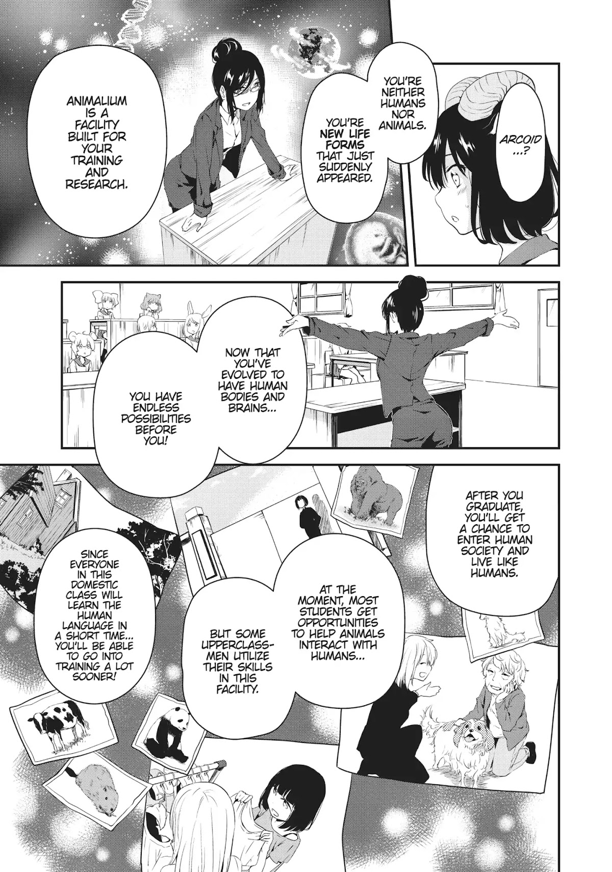 DNA wa Oshiete Kurenai Chapter 1 page 19 - Chapter 1: Girls in Animalium