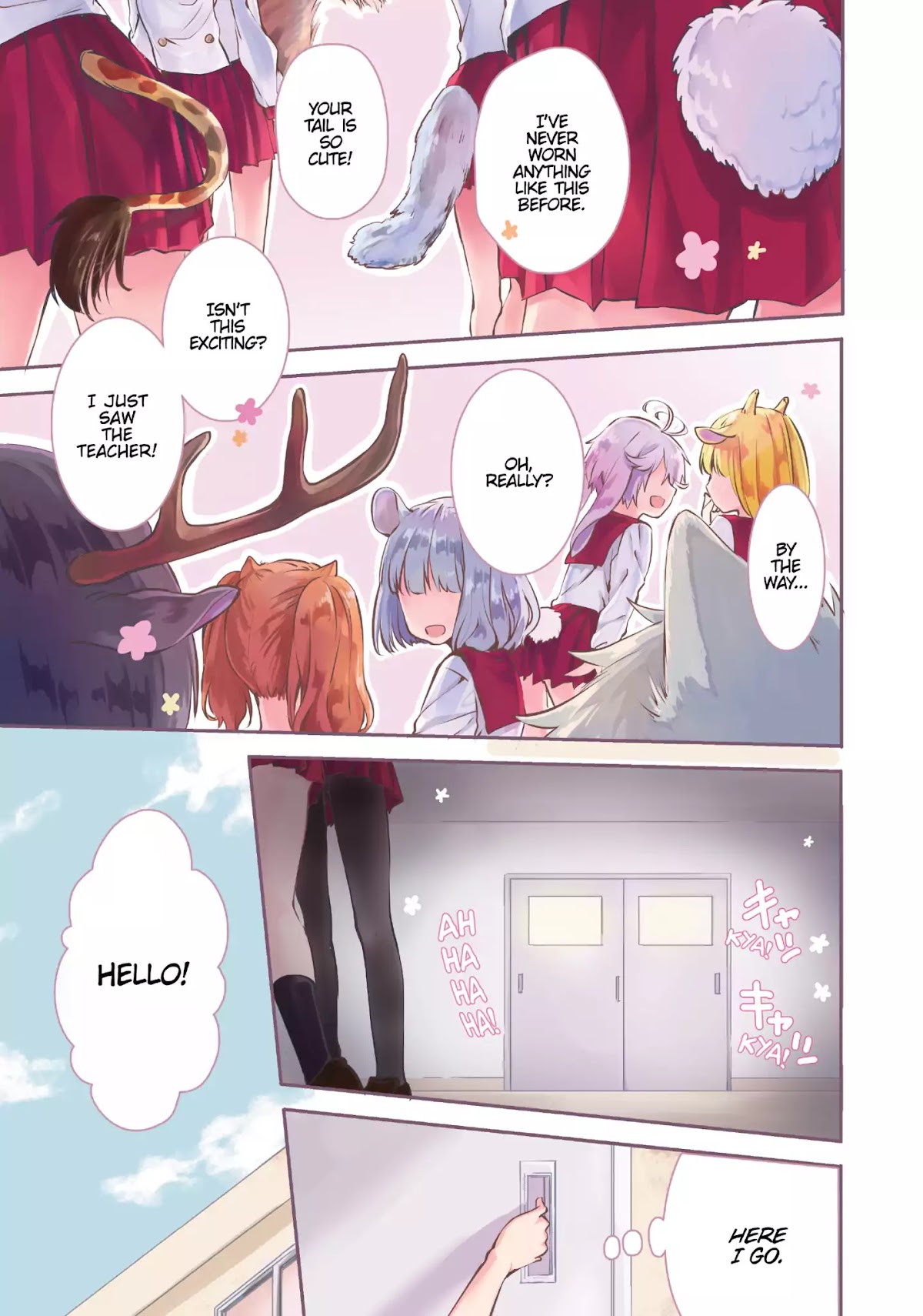 DNA wa Oshiete Kurenai Chapter 1 page 2 - Chapter 1: Girls in Animalium