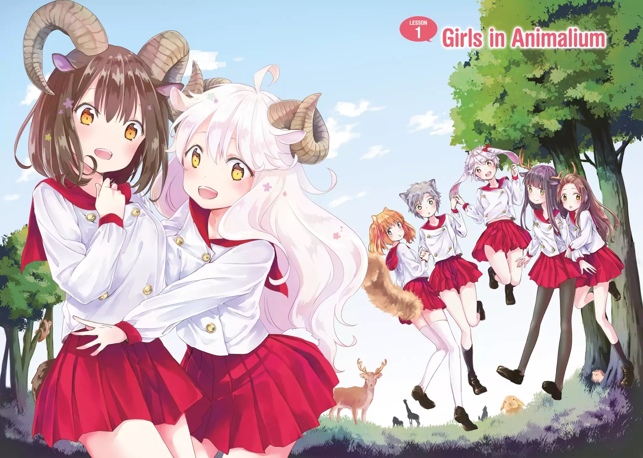 DNA wa Oshiete Kurenai Chapter 1 page 3 - Chapter 1: Girls in Animalium