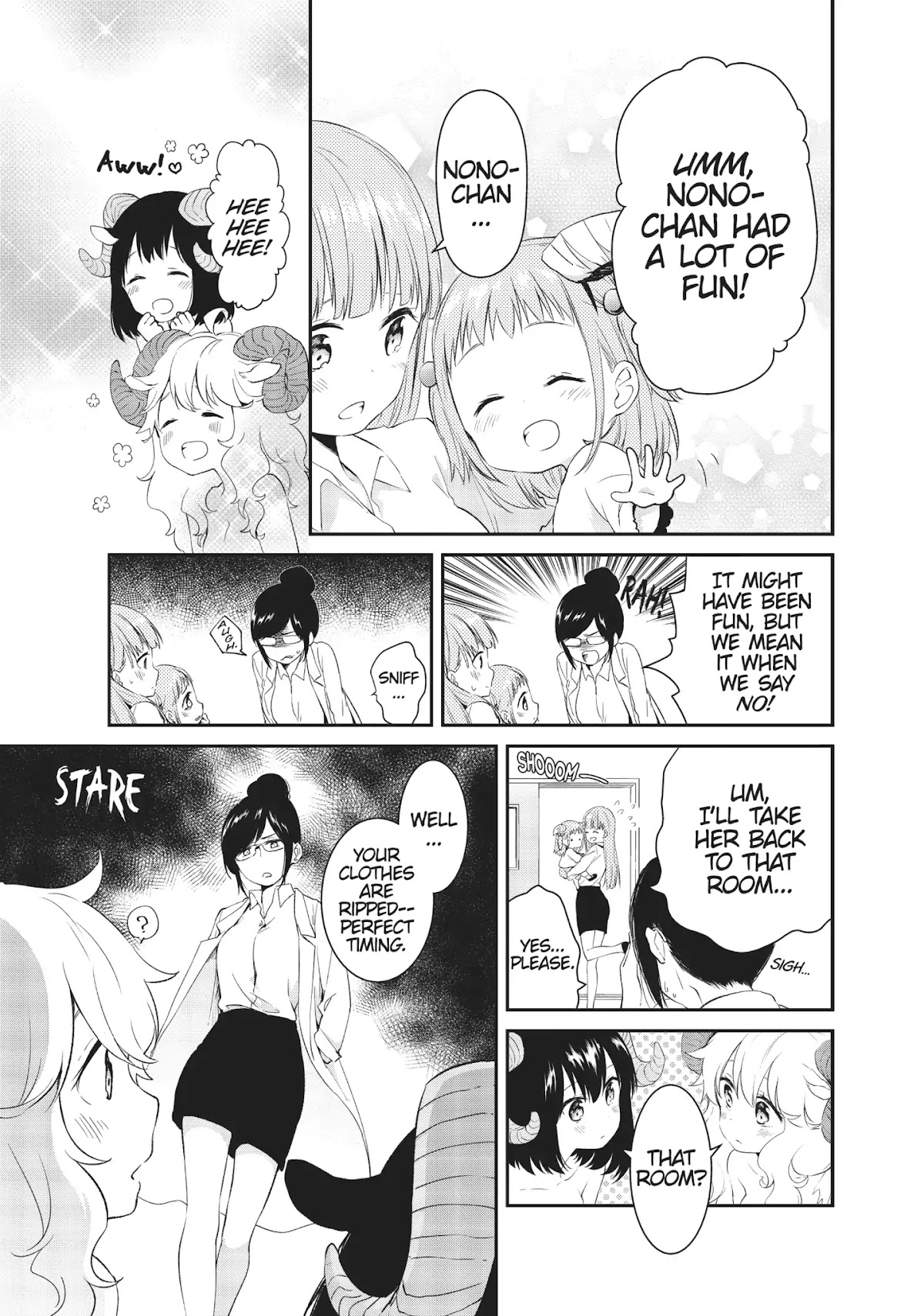 DNA wa Oshiete Kurenai Chapter 13 page 23 - Chapter 13: Vol.2 Lesson 13: Girls Adoring a Child