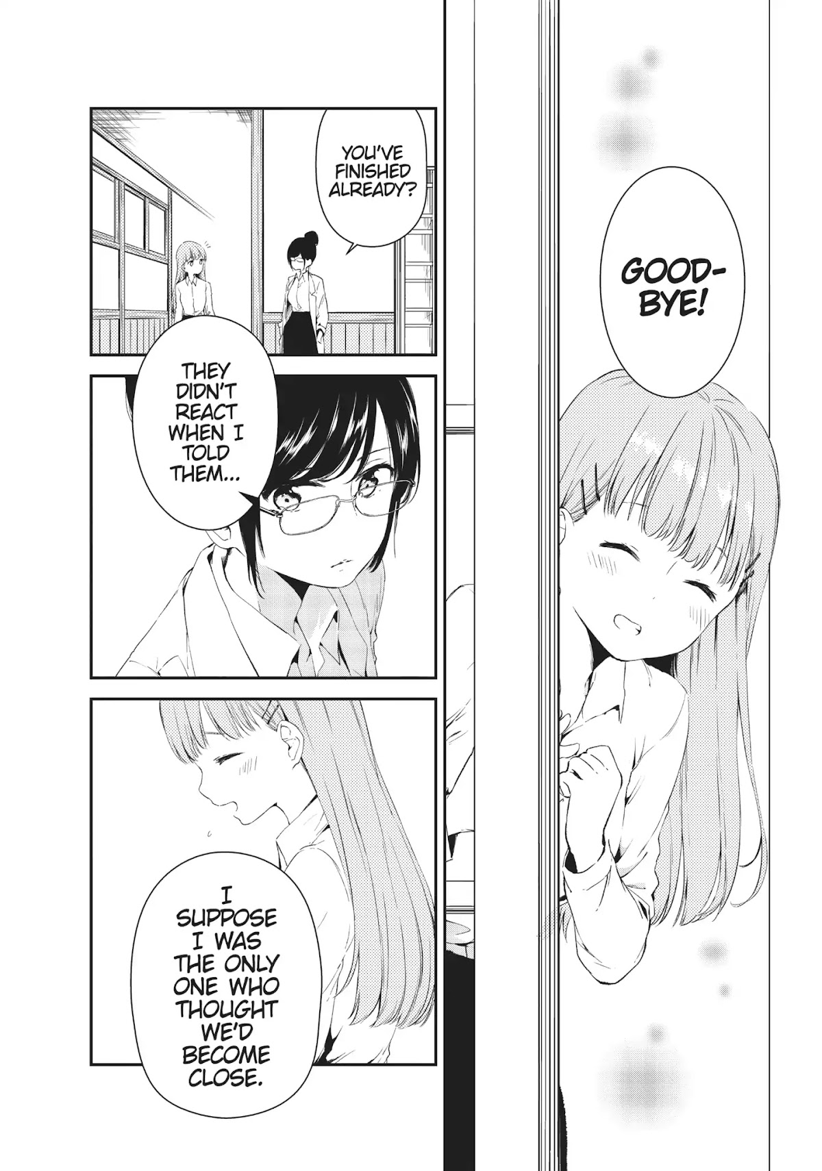 DNA wa Oshiete Kurenai Chapter 14 page 10 - Chapter 14: Vol.2 Lesson 14: Girls Gathering in Fear