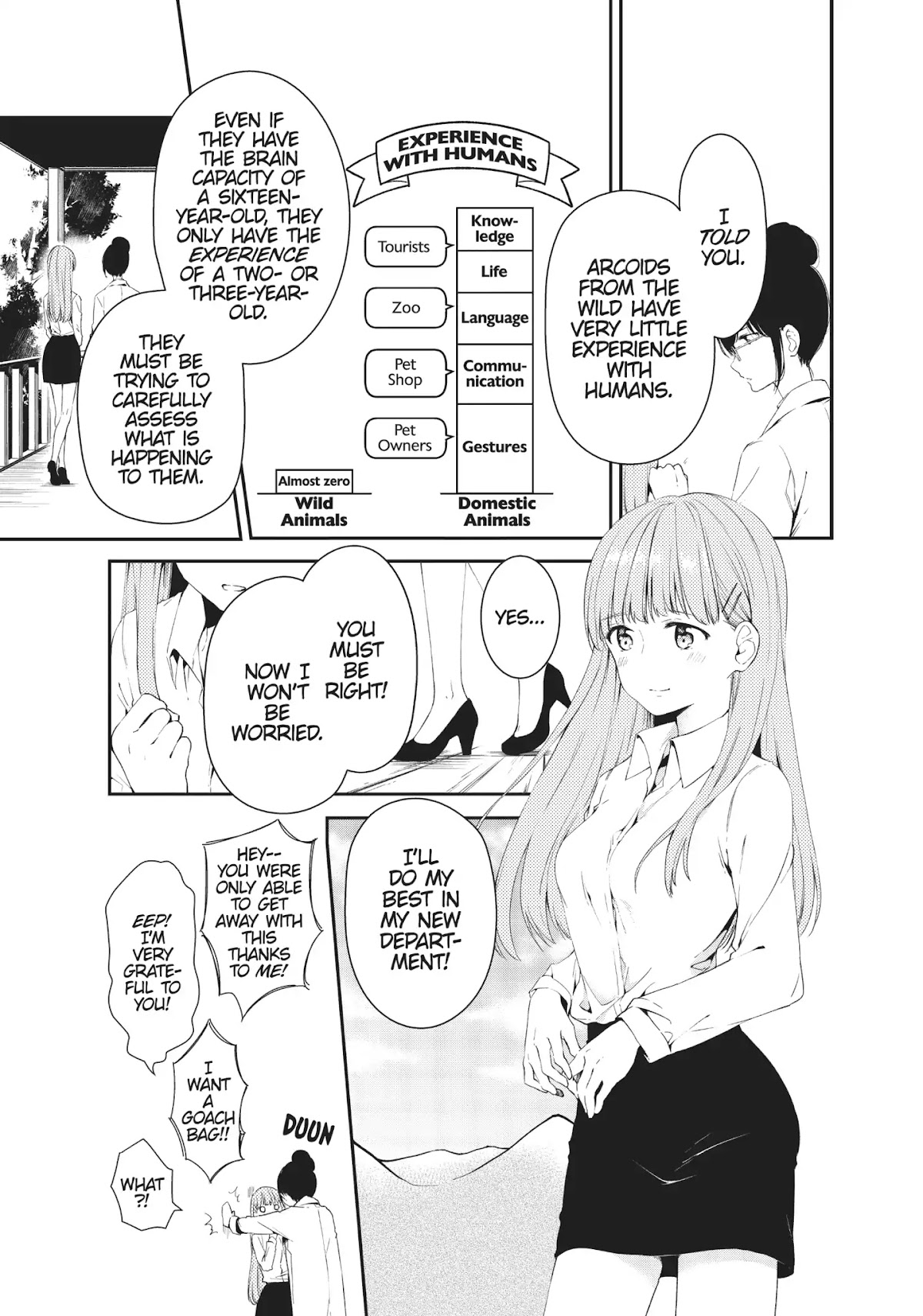 DNA wa Oshiete Kurenai Chapter 14 page 11 - Chapter 14: Vol.2 Lesson 14: Girls Gathering in Fear