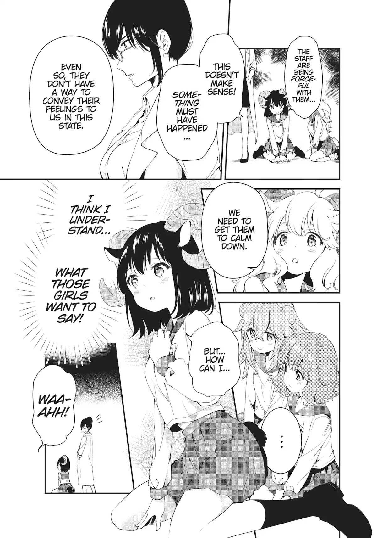DNA wa Oshiete Kurenai Chapter 14 page 19 - Chapter 14: Vol.2 Lesson 14: Girls Gathering in Fear