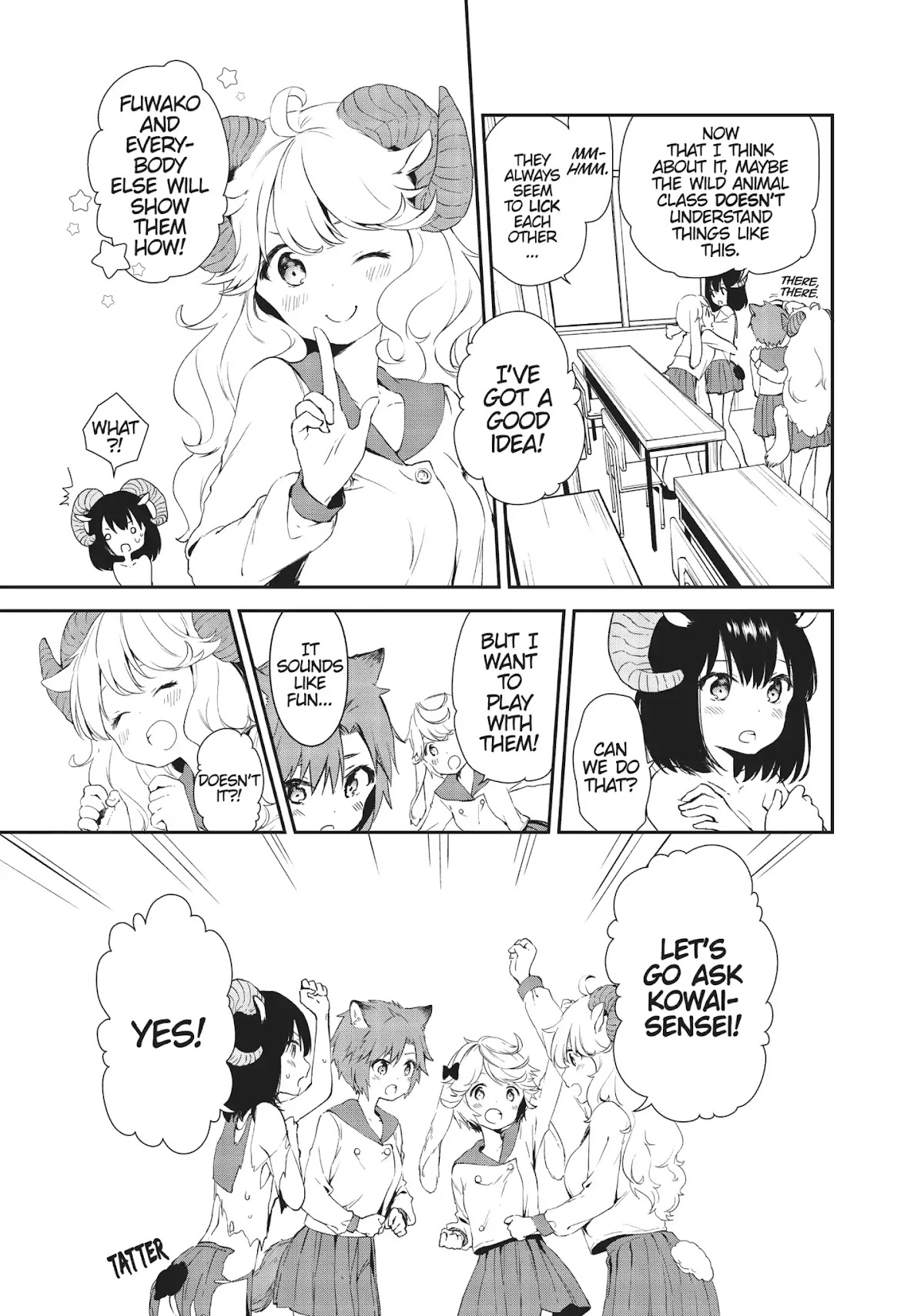 DNA wa Oshiete Kurenai Chapter 14 page 7 - Chapter 14: Vol.2 Lesson 14: Girls Gathering in Fear
