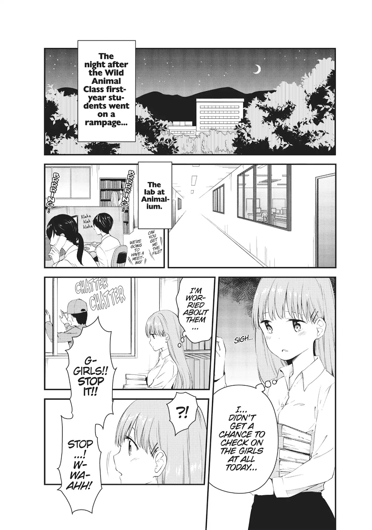 DNA wa Oshiete Kurenai Chapter 15 page 1 - Chapter 15: Vol.2 Lesson 15: Blossoming Girls [END]