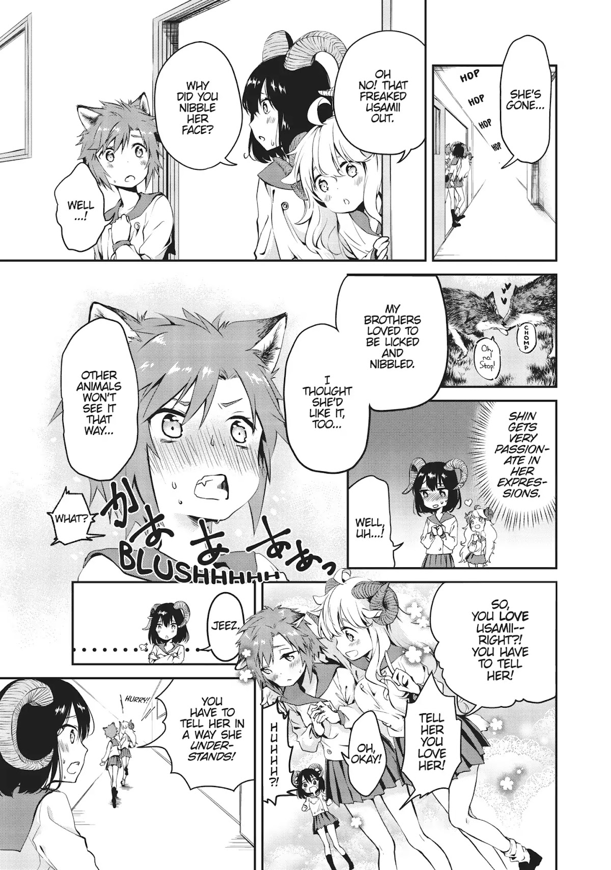 DNA wa Oshiete Kurenai Chapter 3 page 9 - Chapter 3: Girls and Emotions