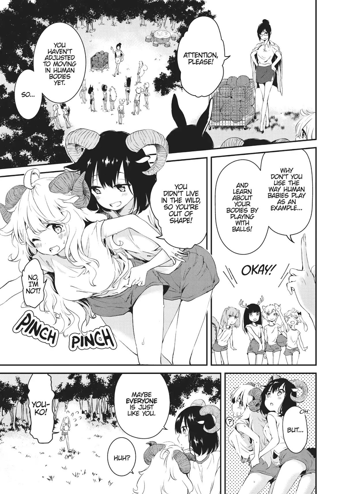 DNA wa Oshiete Kurenai Chapter 4 page 5 - Chapter 4: Girls and Physical Activity