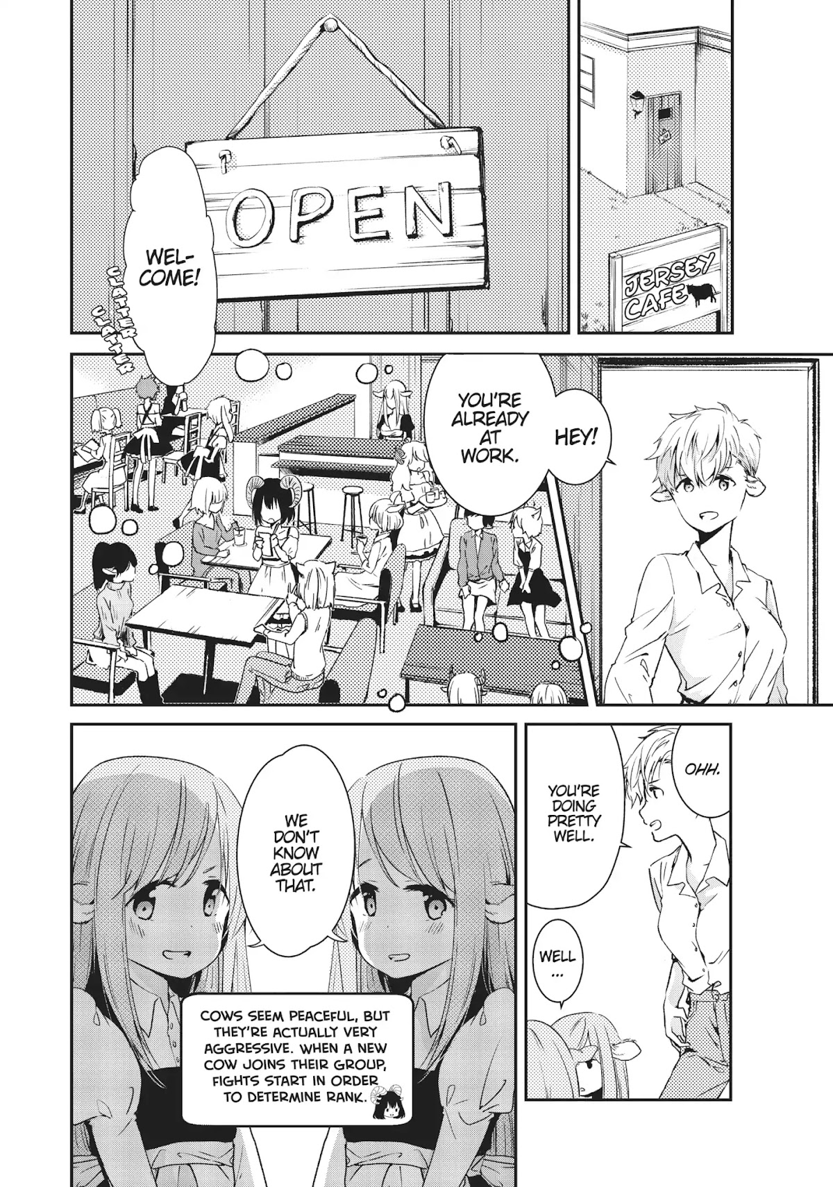 DNA wa Oshiete Kurenai Chapter 5 page 10 - Chapter 5: Working Girls at a Café