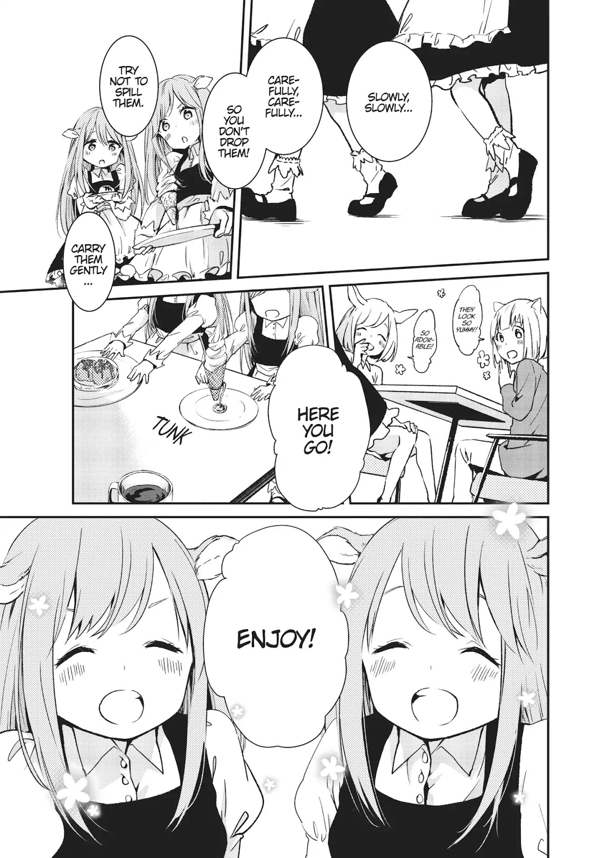 DNA wa Oshiete Kurenai Chapter 5 page 13 - Chapter 5: Working Girls at a Café