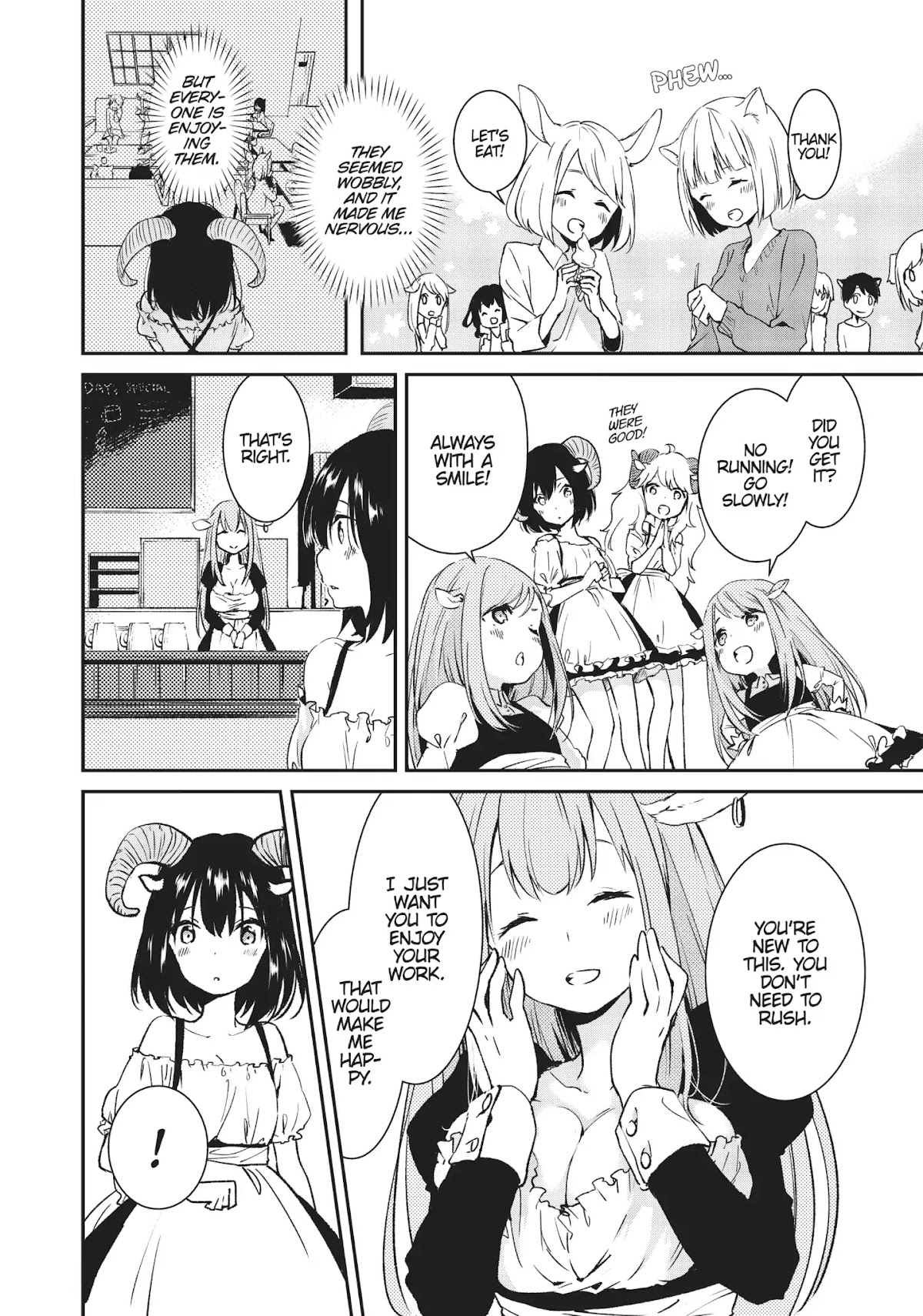 DNA wa Oshiete Kurenai Chapter 5 page 14 - Chapter 5: Working Girls at a Café