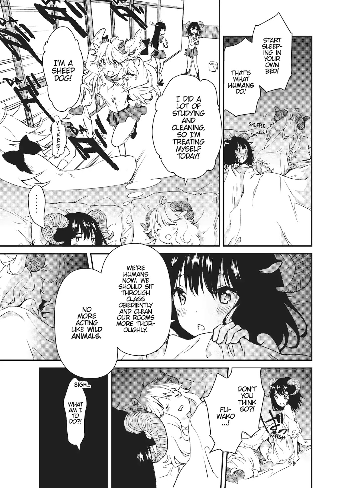 DNA wa Oshiete Kurenai Chapter 5 page 3 - Chapter 5: Working Girls at a Café