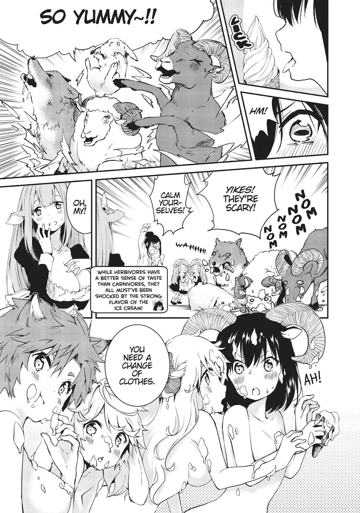 DNA wa Oshiete Kurenai Chapter 5 page 7 - Chapter 5: Working Girls at a Café