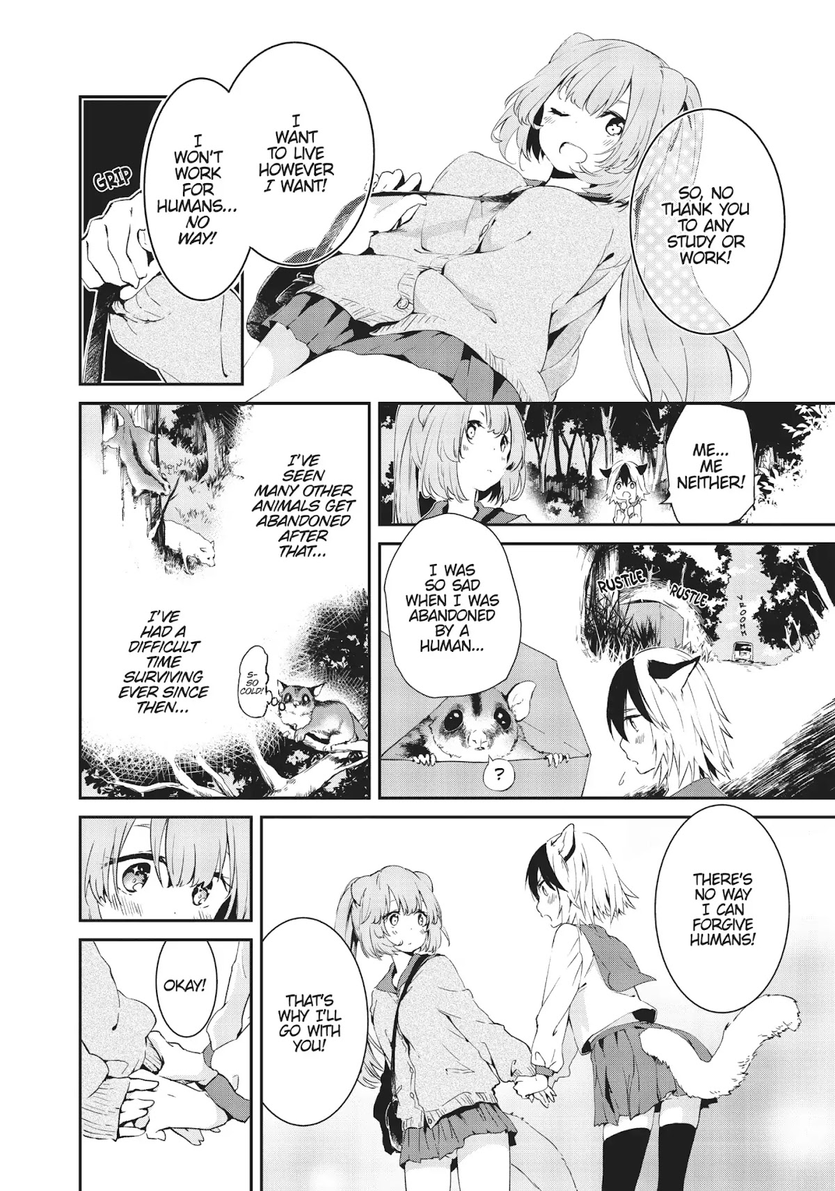 DNA wa Oshiete Kurenai Chapter 6 page 6 - Chapter 6: Girls in the Woods
