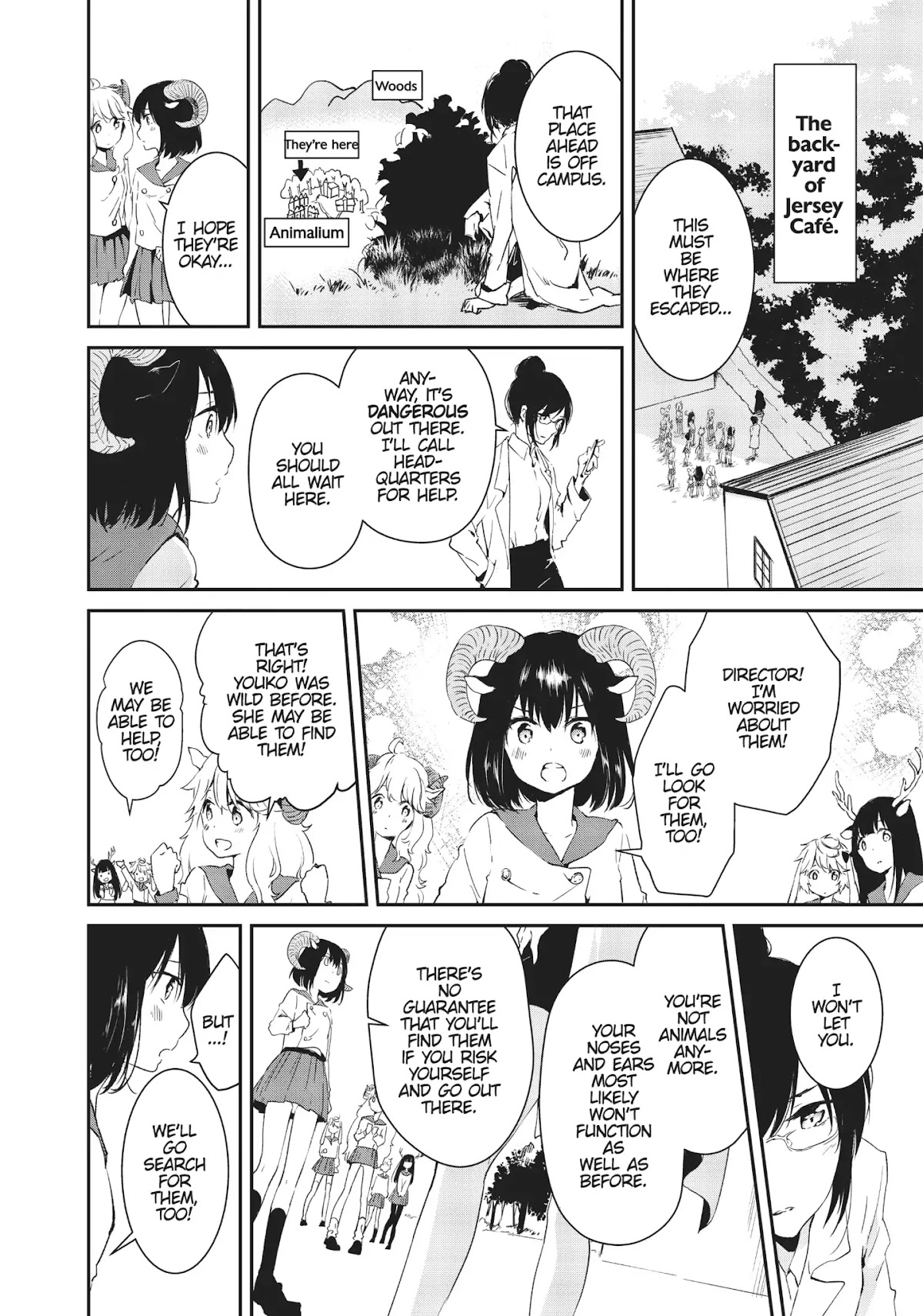 DNA wa Oshiete Kurenai Chapter 6 page 8 - Chapter 6: Girls in the Woods