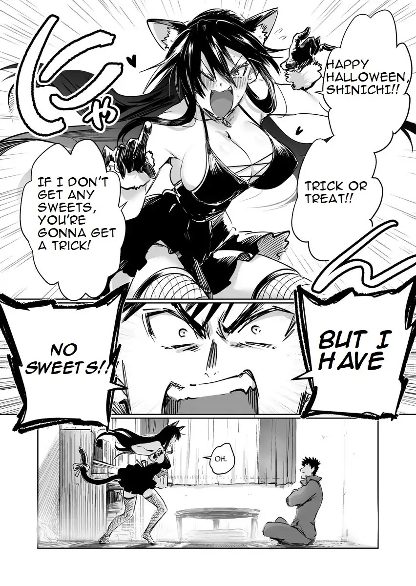 Do Chokkyuu Kareshi x Kanojo Chapter 24.75 page 1 - Chapter 24.75: Halloween Twitter Omake
