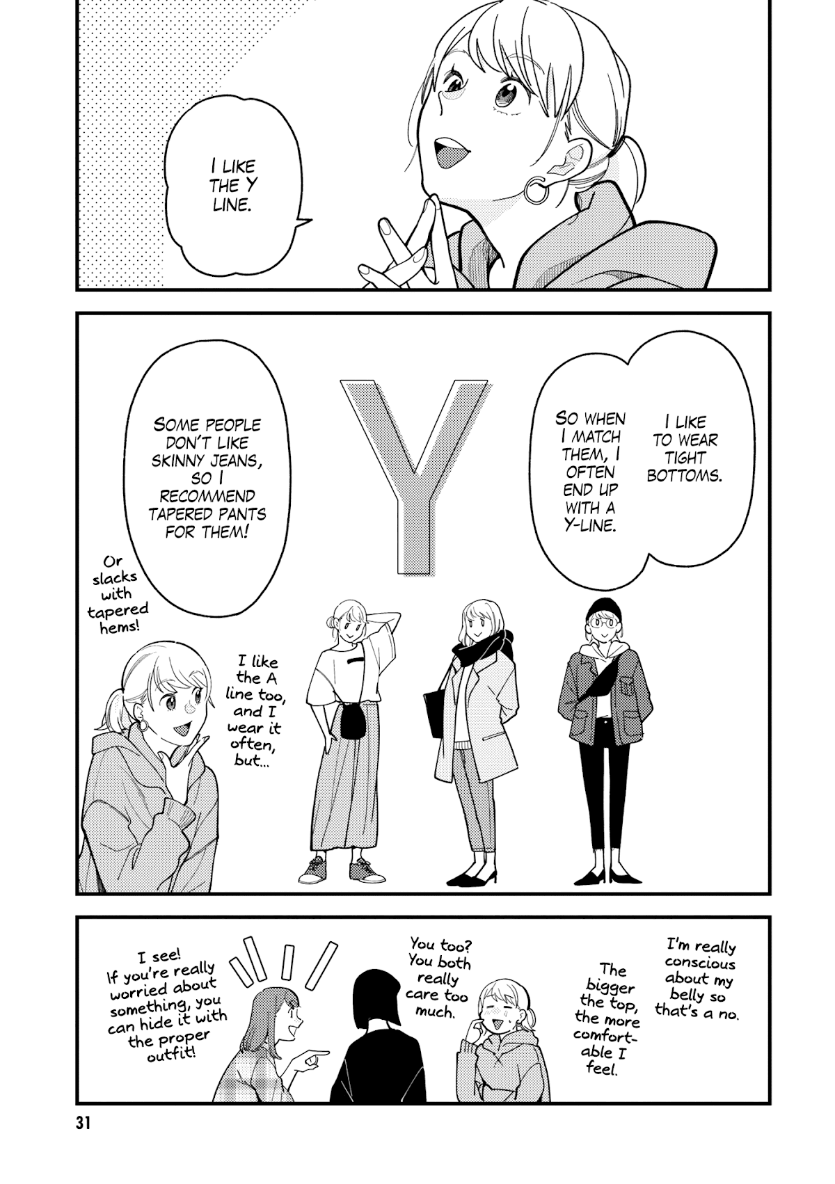 Do it this way if you wear the clothes for ladies' Chapter 3 page 6 - Chapter 3: Which one do you like? ~3 Silhouette Types~