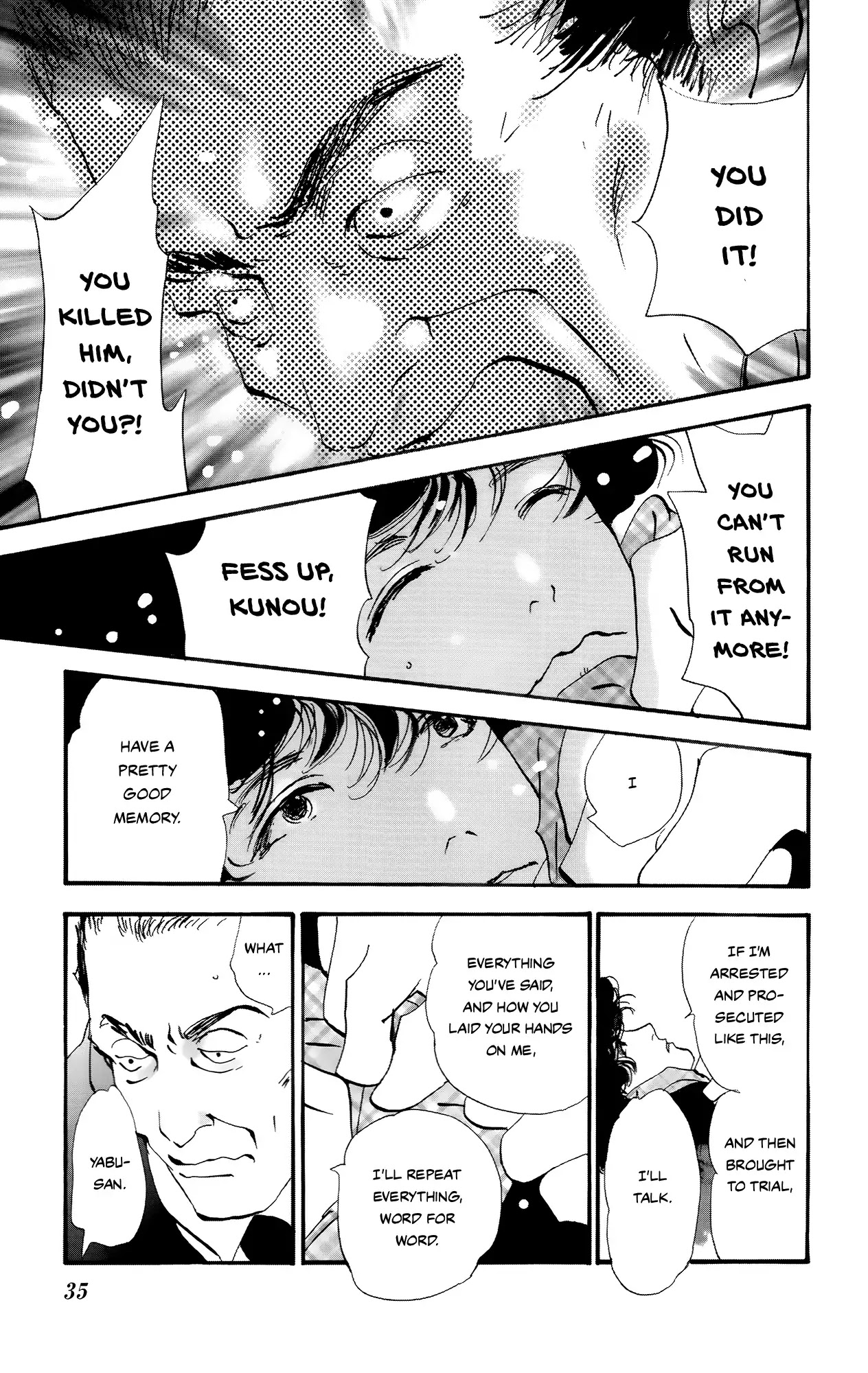 Do Not Say Mystery Chapter 1 page 34 - Chapter 1: The Only Suspect