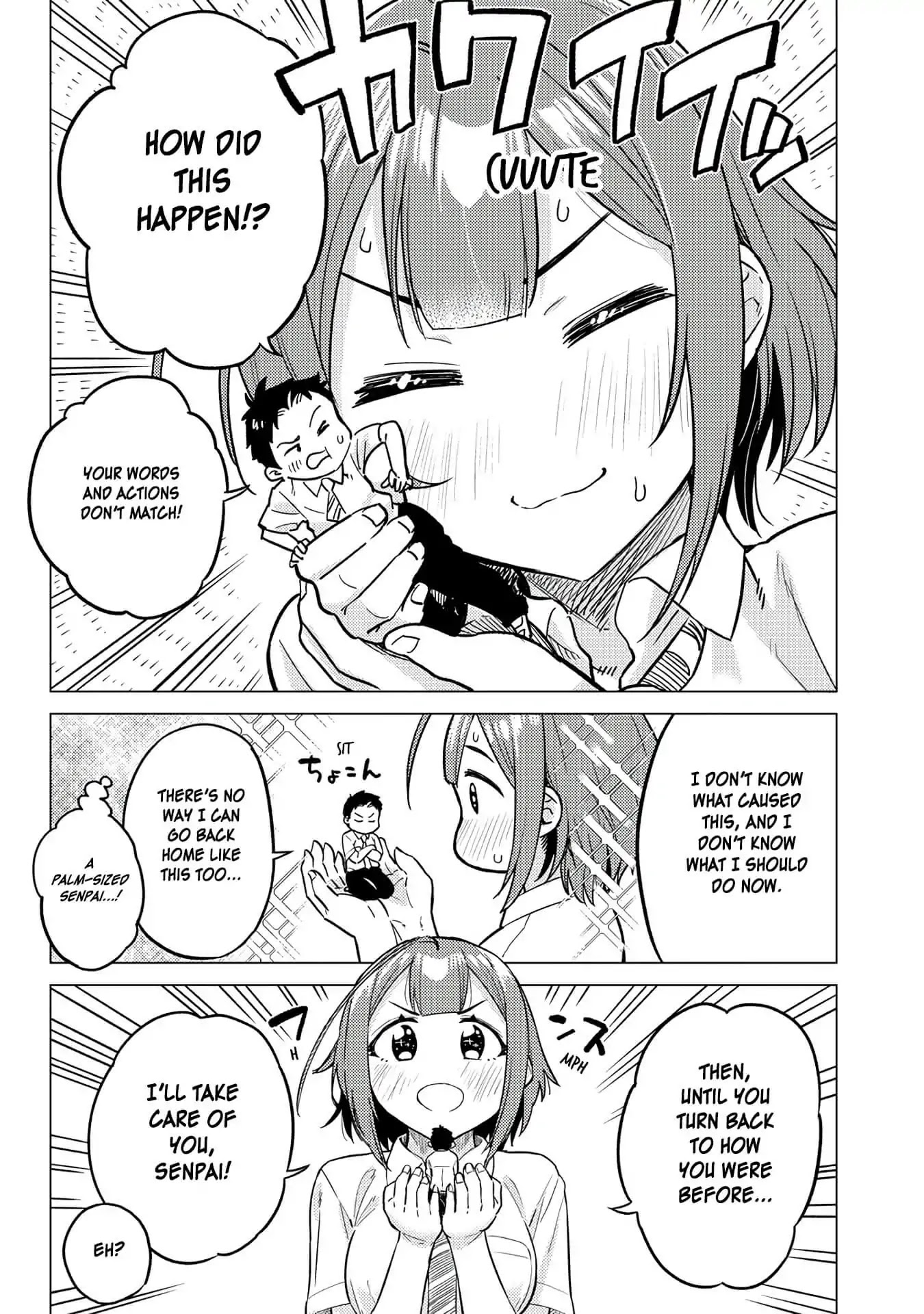 Do You like Big Juniors? Chapter 10 page 2 - Chapter 10: Even if She Knows, The Girl (Kouhai) Won't Stop