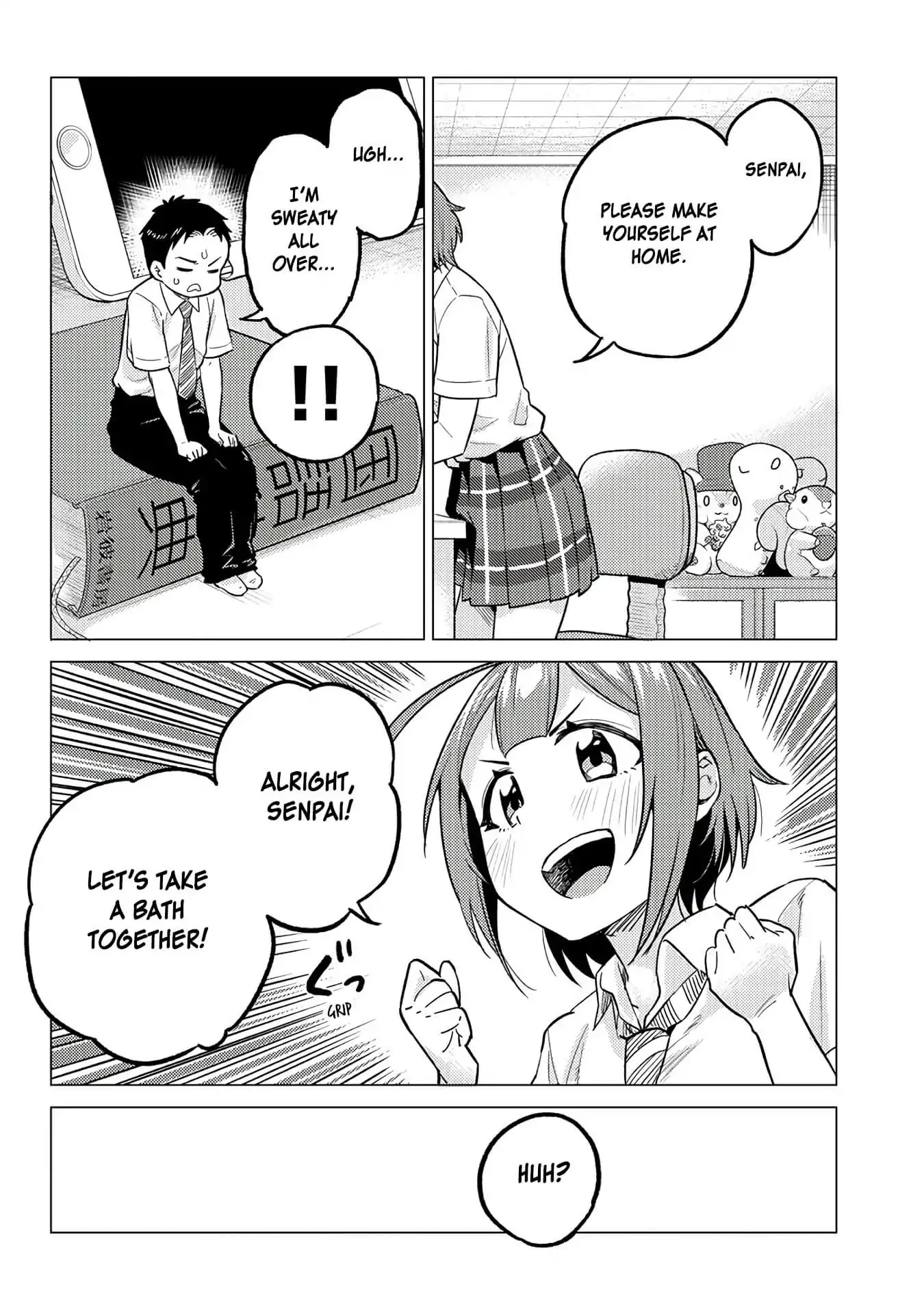 Do You like Big Juniors? Chapter 10 page 4 - Chapter 10: Even if She Knows, The Girl (Kouhai) Won't Stop
