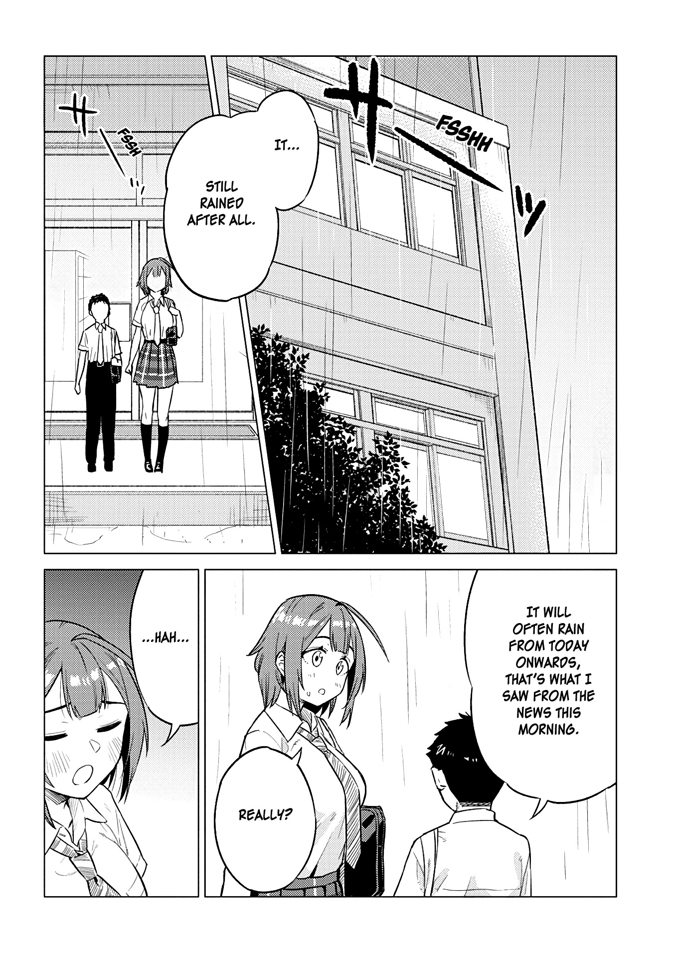 Do You like Big Juniors? Chapter 19 page 2 - Chapter 19: That Girl (Kouhai) Still Does Not Know, And A Wet Uniform