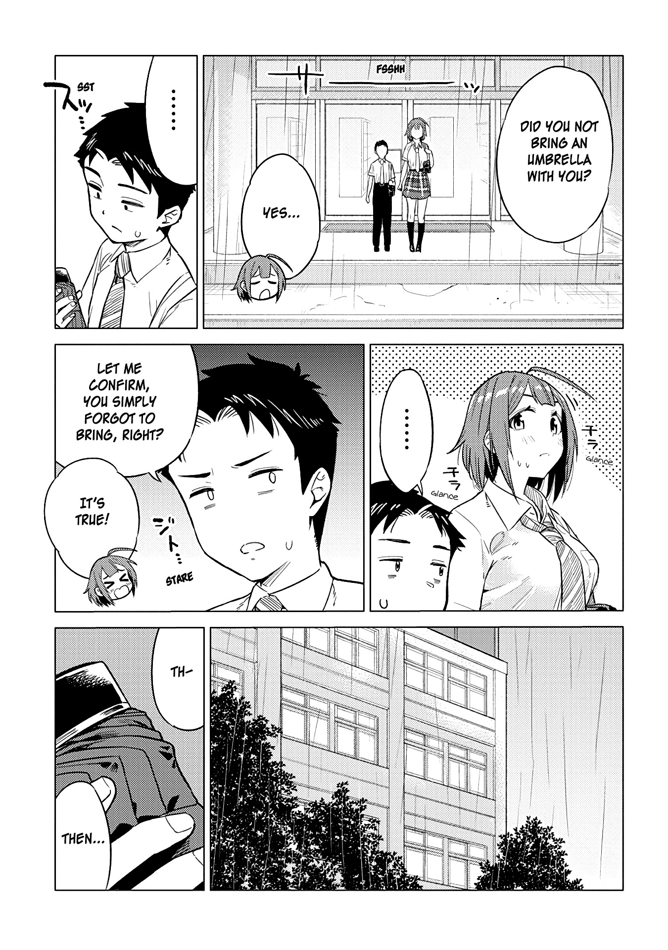 Do You like Big Juniors? Chapter 19 page 3 - Chapter 19: That Girl (Kouhai) Still Does Not Know, And A Wet Uniform