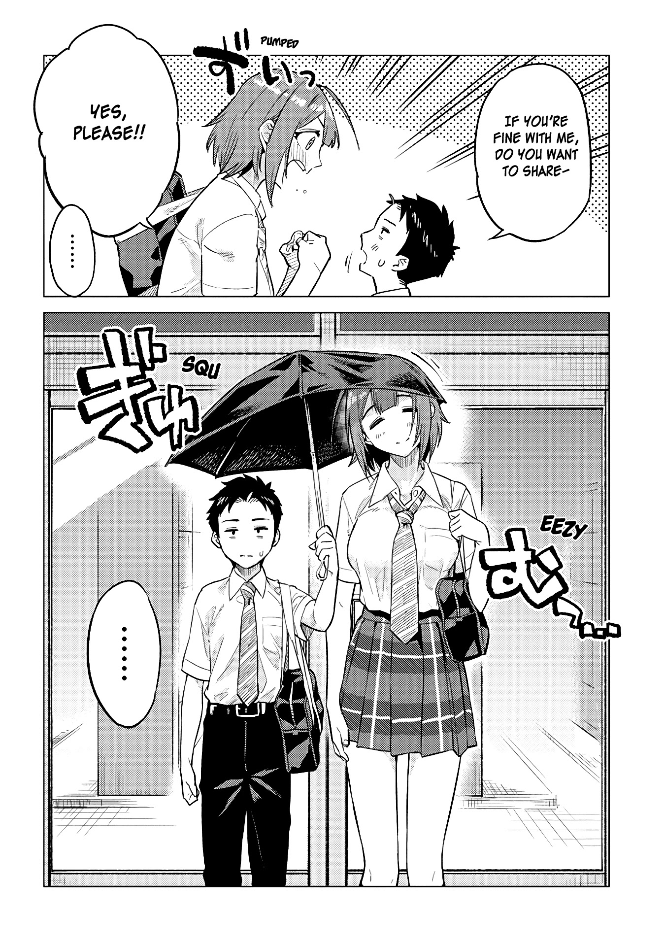 Do You like Big Juniors? Chapter 19 page 4 - Chapter 19: That Girl (Kouhai) Still Does Not Know, And A Wet Uniform