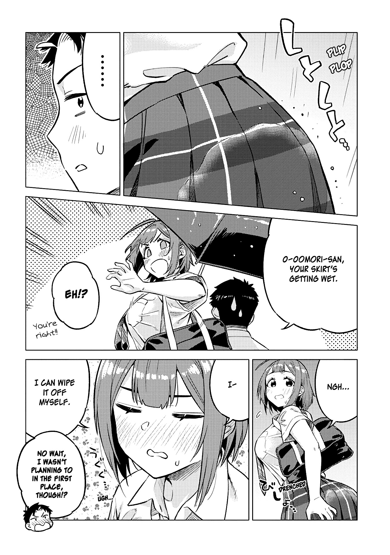 Do You like Big Juniors? Chapter 19 page 8 - Chapter 19: That Girl (Kouhai) Still Does Not Know, And A Wet Uniform