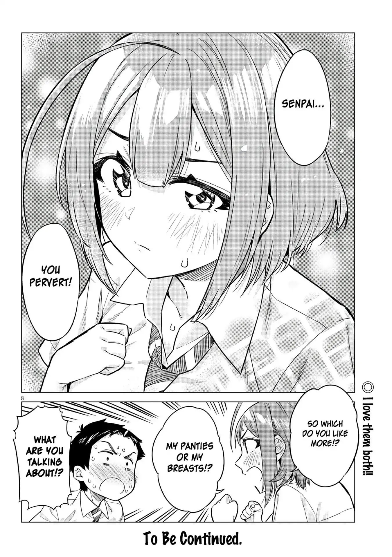 Do You like Big Juniors? Chapter 2 page 8 - Chapter 2: The Excessive Girl (Kouhai) is Liable to Misunderstandings.